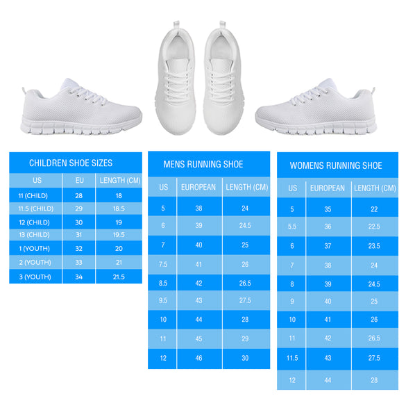womens running shoes size guide